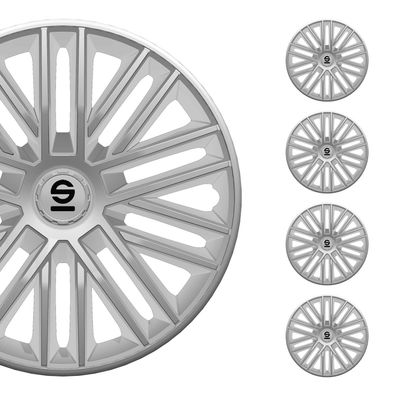 Sparco Radkappen 14 Zoll Bergamo Silber 4tlg
