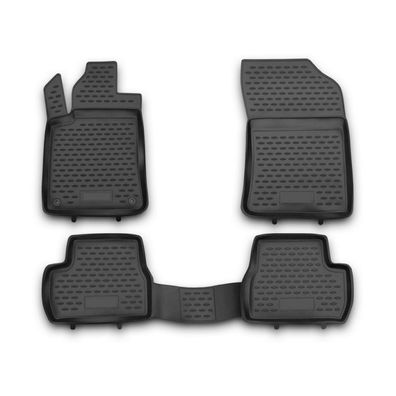 2010-2019 Citroen DS3 Fußmatten TPE Schwarz 4 tlg