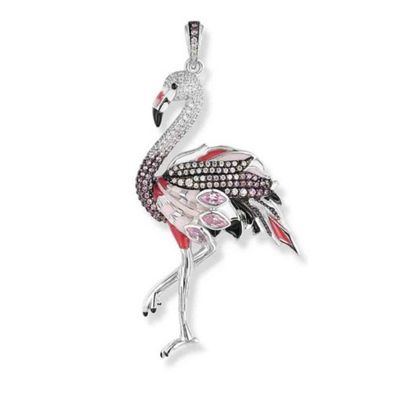 Anhänger - Silber 925 - Fabio Flamingo