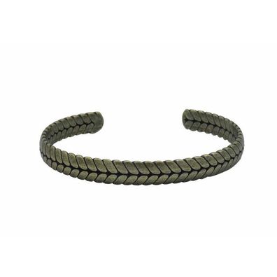 Armreif - Across - Edelstahl - Bronze
