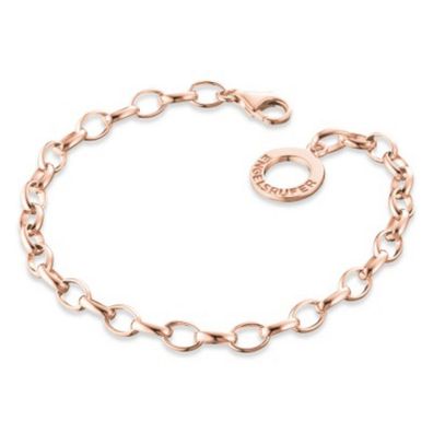 Armkette 19 cm - Sterlingsilber - für Charms rosé