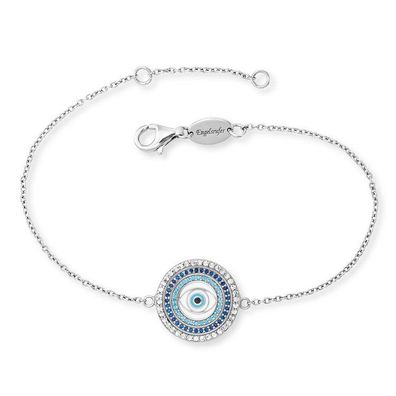 Armkette - Silber - LUCKY EYE - Steine blau
