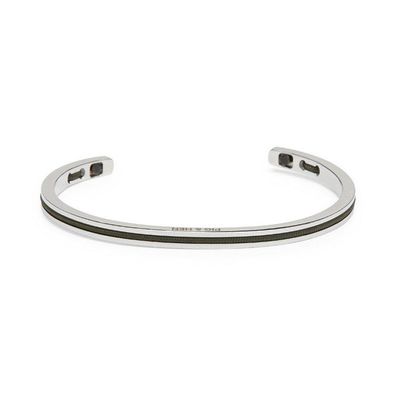Navarch 4mm Army Silver - Armspange Edelstahl 20cm