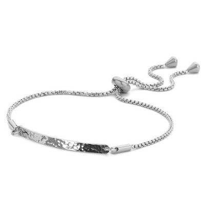 Armkette - Edelstahl - Kette mit Platte