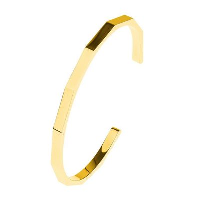 Armreif - Edelstahl - Schlupfreif - goldfarben