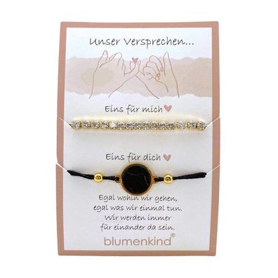 Armband - Edelstahl - Stein - Freundschaftsbänder
