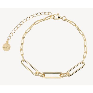 Armkette - Silber vergoildet - Duo Link Armschmuck