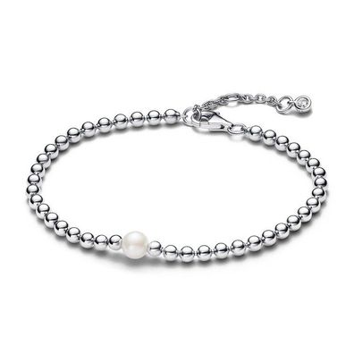 Armband 18 - Silber - Süßwasserzuchtperle Kugeln