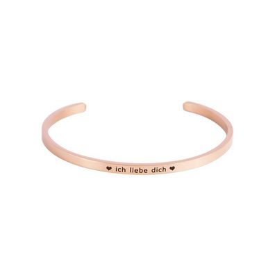 Armreif - Armcandy ich liebe dich rosévergoldet