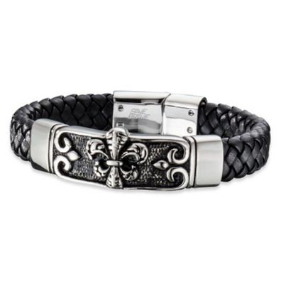 Armband 21cm - Zulu - Leder schwarz