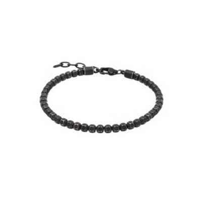 Armband 21cm - Across - Stahl Kugelband schwarz