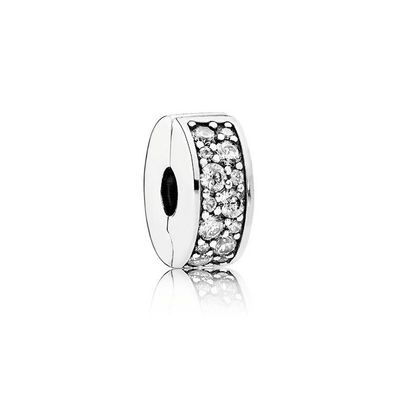 Clip - Sterlingsilber Zirkonia - Stopper