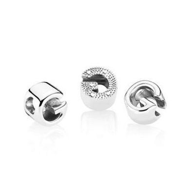 Bead - Silber - Charm letter G