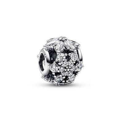 Bead - Silber - Charm Herbarium Cluster