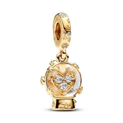Bead - goldvergoldet - Schneekugel 2023