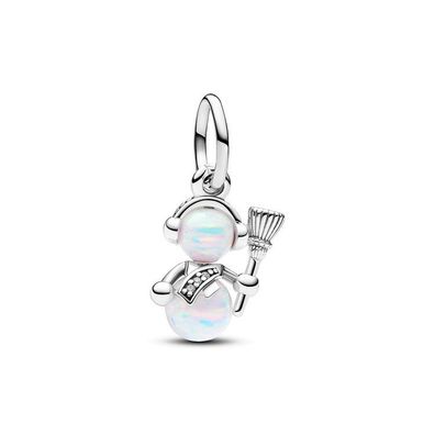 Bead - Sterlingsilber - Schneemann Charm