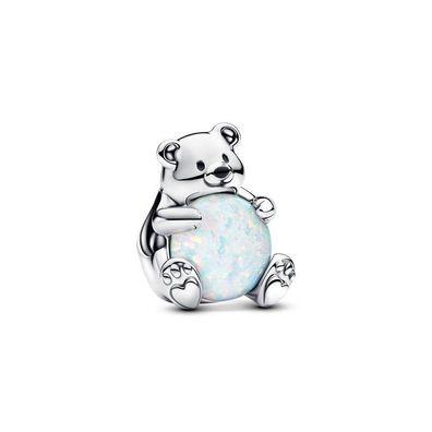 Bead - Silber - Eisbär Charm
