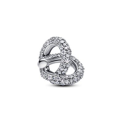 Bead - Silber - Pavé Unendlichkeit