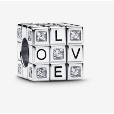 Bead - Silber - Zauberwürfel Charm