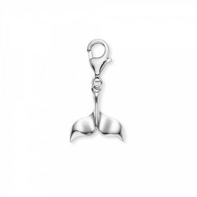 Charm - Silber - Delfin Flosse