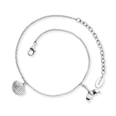 Fußkette - Silber - Aloha Muschel Walflucke