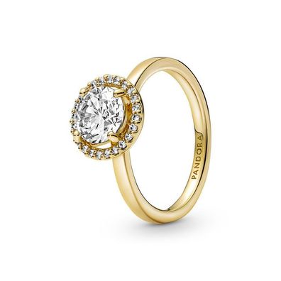 Ring 54 - vergoldet - Strahlenkranz
