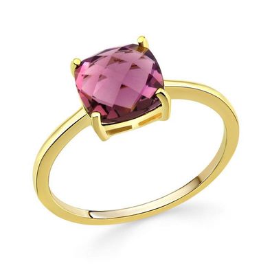 Ring 60 - Gold 333 8KT - Amethyst - facettiert