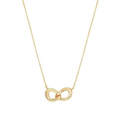 Collier - Sterlingsilber - Twist - goldfarben