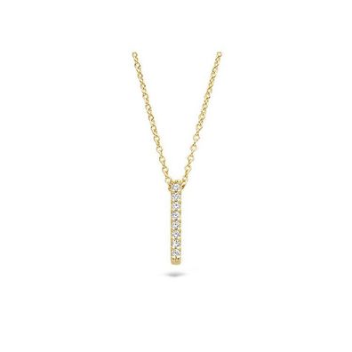 Kette - 585 Gelbgold - Zirkonia-Anhänger