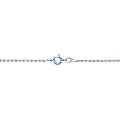 Halskette 50 cm - Sterlingsilber - Panzer - silber
