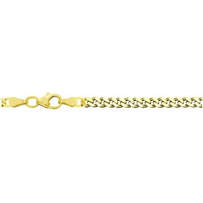 Halskette 55 cm - Gelbgold 375 9Kt - Panzerkette