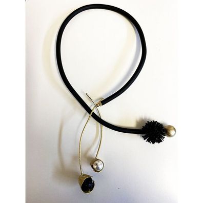Collier - Unikat - Schlaufencollier - Bronce