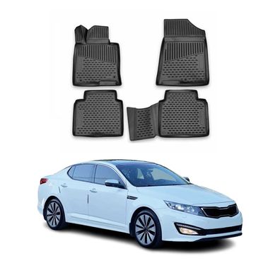 2014-2016 Kia Optima Fußmatten TPE Schwarz 4 tlg