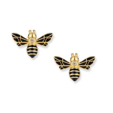 Ohrstecker - Silber 925 - Biene Bommel