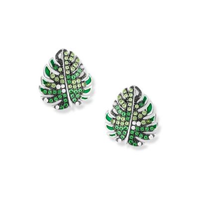 Ohrstecker - Silber 925 - Malu Monstera Blatt