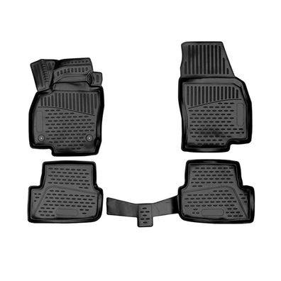 2017-2021 Seat Arona Fußmatten TPE Schwarz 4 tlg