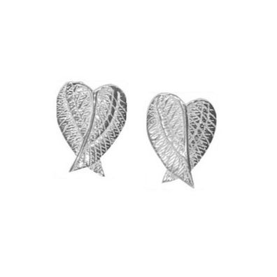 Ohrstecker - Sterlingsilber - Flügel - silber