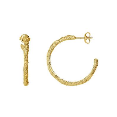 Ohrstecker - Silber gold - Deep Sea - Halbcreole
