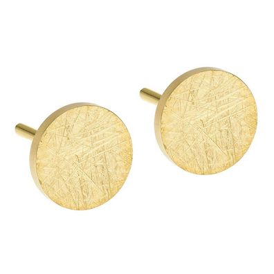 Ohrstecker - Edelstahl - Scheibe 7mm - vergoldet