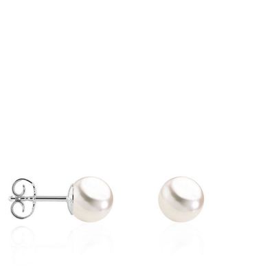 Ohrstecker - Silber - Süßwasser Zuchtperle 9,5mm