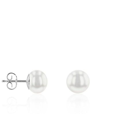 Ohrstecker - Silber - Süßwasser Zuchtperle 9mm