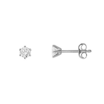 Ohrstecker - Gold 585 Diamant 0,25ct - Weißgold