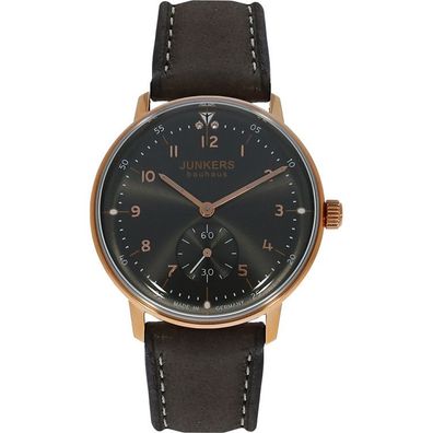 Uhr - Bauhaus Lady - 6037-2 - rosé braun