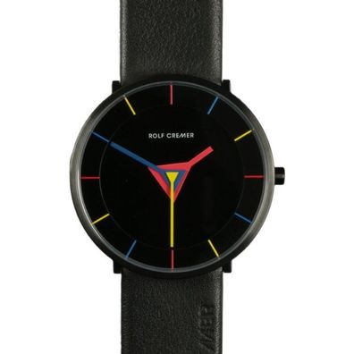Uhr - Tri - silberfarben-schwarz