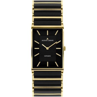 Uhr - York Ceramic Dame - 1-1651D - Schwarz Gold