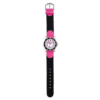 Kinderuhr - Diver - Pink Schwarz