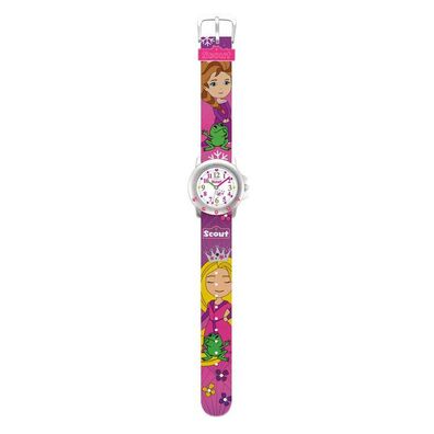 Kinderuhr - Star Kids - Prinzessin mit Frosch