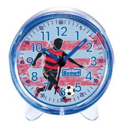 Wecker - Favorit - Fussball - blau