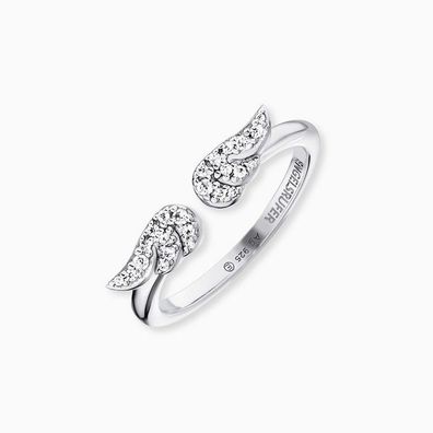 Ring 54 - Sterlingsilber - Doppel-Flügel Ring