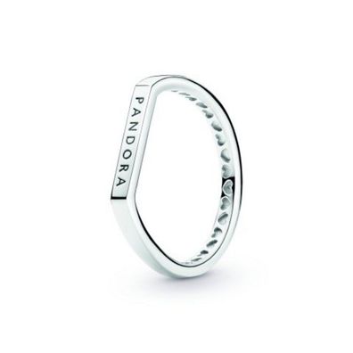Ring 48 - Sterlingsilber - Ring mit Logo